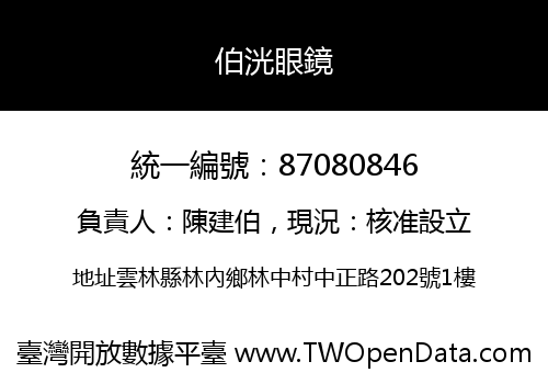 伯洸眼鏡