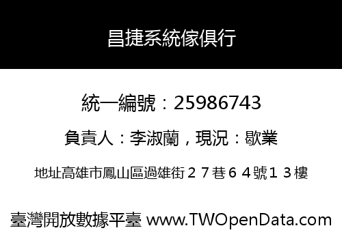 昌捷系統傢俱行