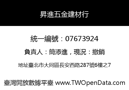 昇進五金建材行