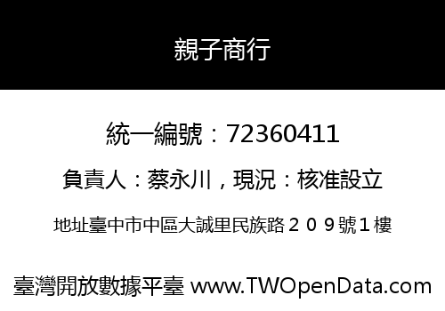 親子商行