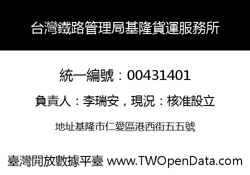 台灣鐵路管理局基隆貨運服務所