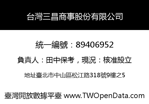 台灣三昌商事股份有限公司