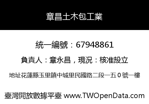 章昌土木包工業
