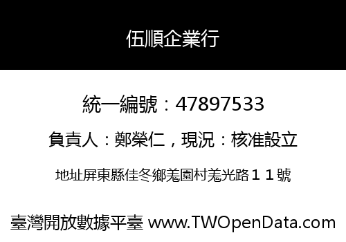 伍順企業行