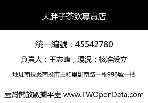 大胖子茶飲專賣店
