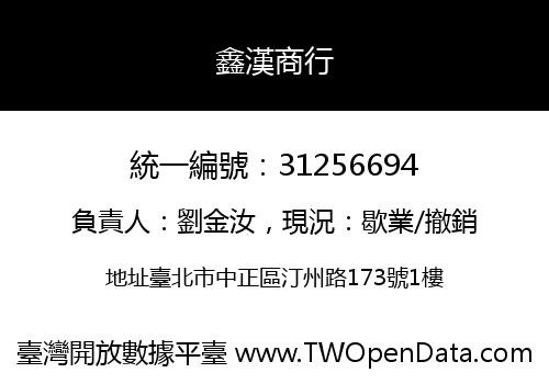 鑫漢商行
