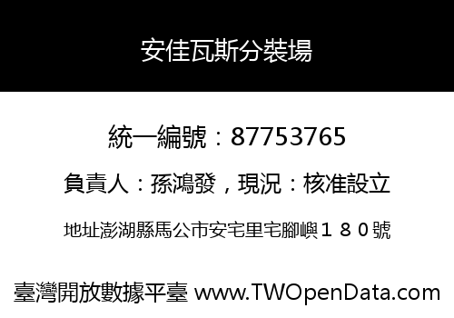 安佳瓦斯分裝場