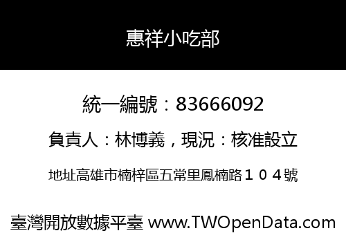 惠祥小吃部