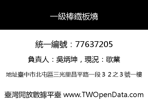 一級棒鐵板燒