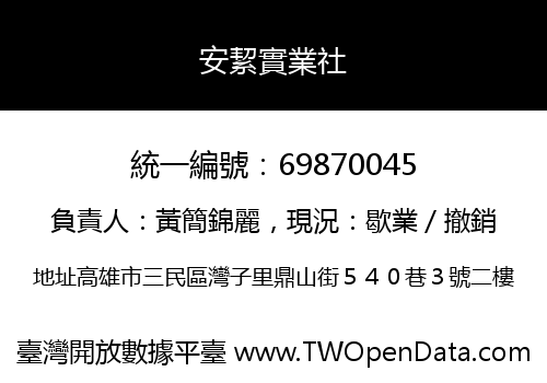 安絜實業社