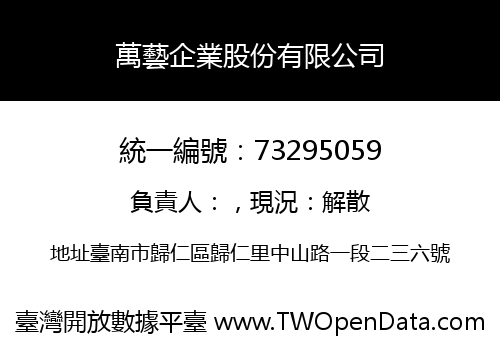 萬藝企業股份有限公司