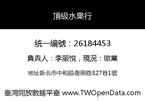 頂級水果行