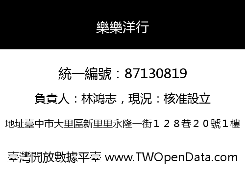 樂樂洋行