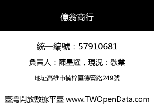 億翁商行