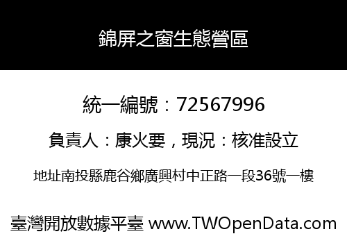 錦屏之窗生態營區