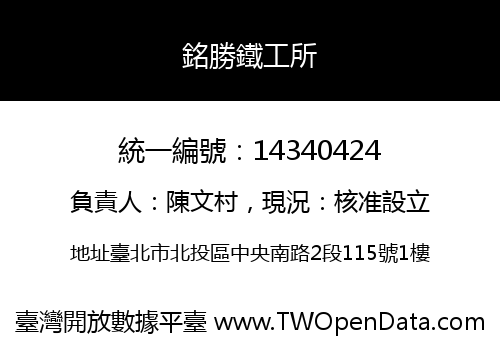 銘勝鐵工所