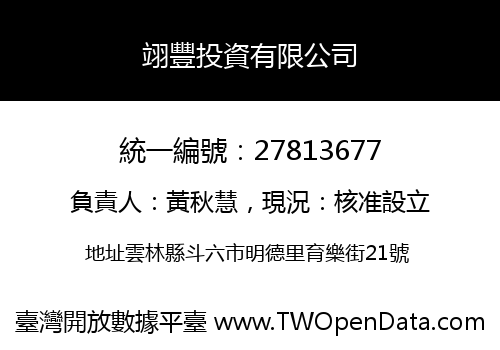 翊豐投資有限公司