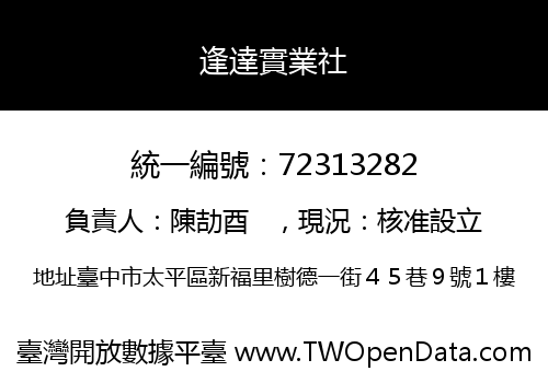 逢達實業社