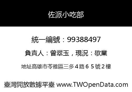 佐派小吃部
