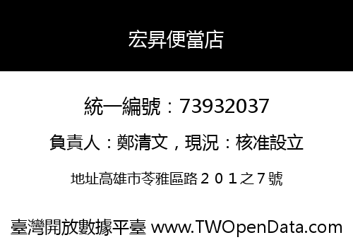 宏昇便當店