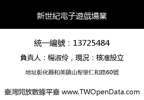 新世紀電子遊戲場業