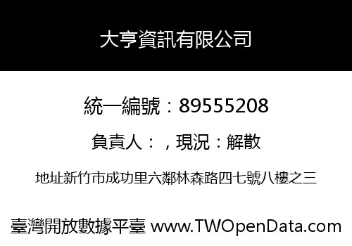 大亨資訊有限公司