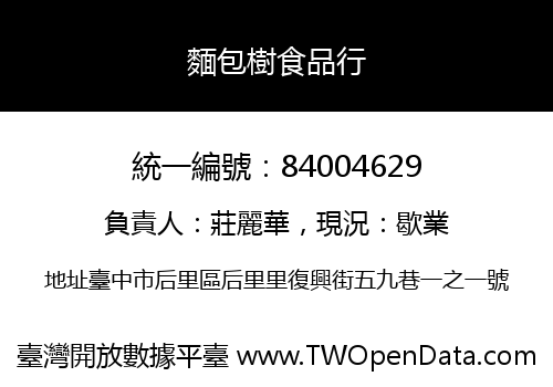 麵包樹食品行
