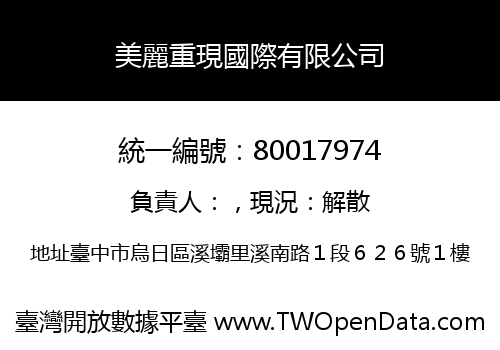 美麗重現國際有限公司