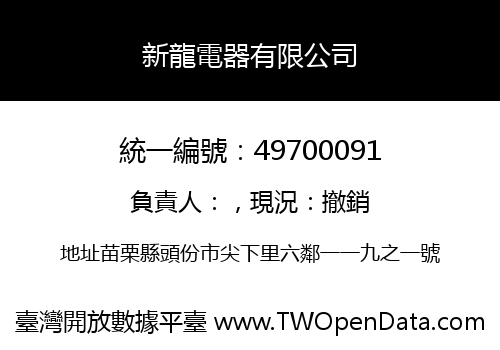 新龍電器有限公司