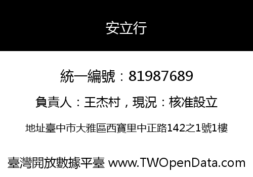 安立行