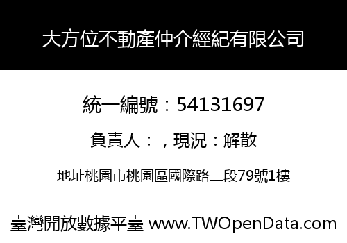 大方位不動產仲介經紀有限公司