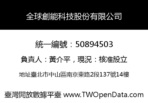 全球創能科技股份有限公司