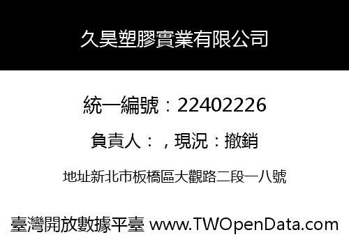 久昊塑膠實業有限公司