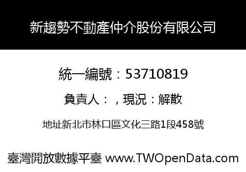 新趨勢不動產仲介股份有限公司