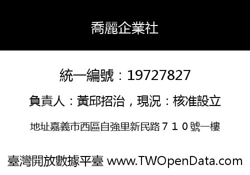 喬麗企業社