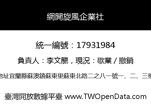 網開旋風企業社
