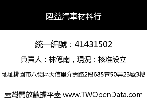 陞益汽車材料行
