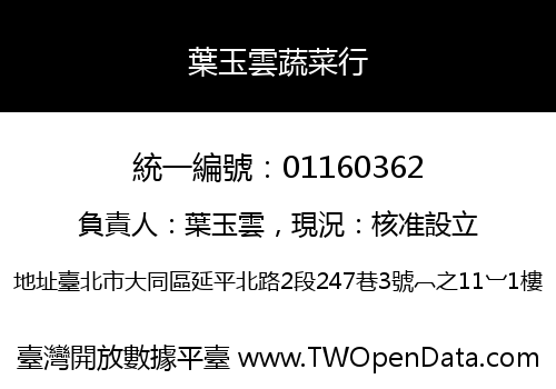葉玉雲蔬菜行