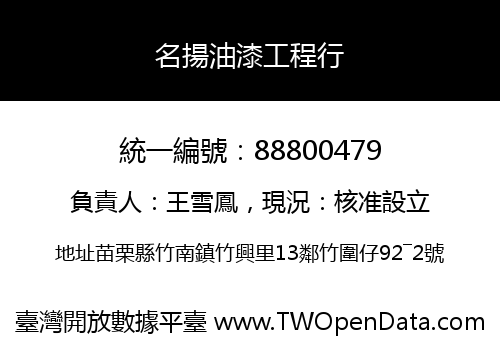名揚油漆工程行
