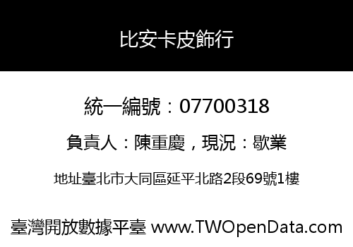 比安卡皮飾行