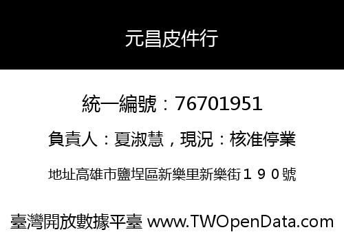 元昌皮件行
