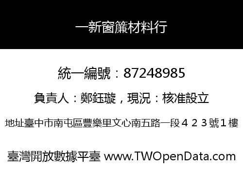 一新窗簾材料行