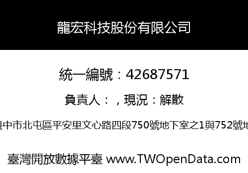 龍宏科技股份有限公司