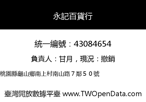 永記百貨行