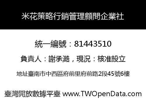 米花策略行銷管理顧問企業社