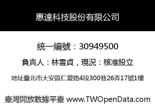 惠達科技股份有限公司