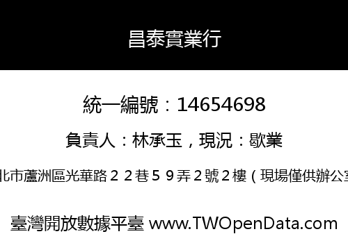 昌泰實業行