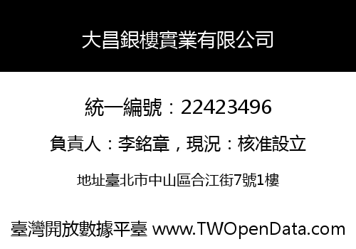 大昌銀樓實業有限公司