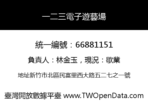 一二三電子遊藝場