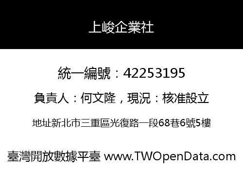 上峻企業社